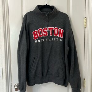 Champion quarter zip sweatshirt Boston university size XXL